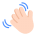 Waving-Hand-Flat-Light icon