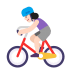 Woman-Biking-Flat-Light icon