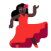 Woman-Dancing-Flat-Dark icon