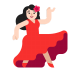 Woman-Dancing-Flat-Light icon