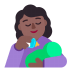 Woman-Feeding-Baby-Flat-Medium-Dark icon