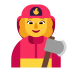Woman-Firefighter-Flat-Default icon
