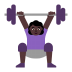 Woman-Lifting-Weights-Flat-Dark icon