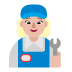 Woman-Mechanic-Flat-Medium-Light icon