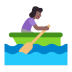 Woman-Rowing-Boat-Flat-Medium-Dark icon