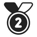 2nd-Place-Medal icon