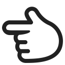 Backhand-Index-Pointing-Left-Default icon