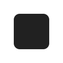 Black Medium Small Square icon