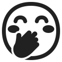 Face With Hand Over Mouth icon