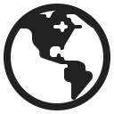 Globe-Showing-Americas icon