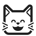 Grinning Cat With Smiling Eyes icon