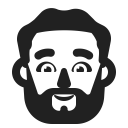 Man Beard Default icon