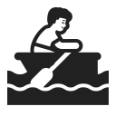 Man Rowing Boat Default icon