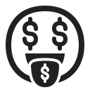 Money-Mouth-Face icon