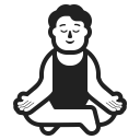 Person In Lotus Position Default icon