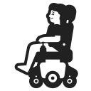 Person In Motorized Wheelchair Default icon