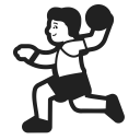 Person Playing Handball Default icon