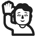 Person-Raising-Hand-Default icon