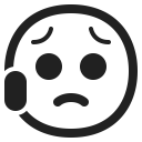 Sad-But-Relieved-Face icon