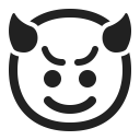 Smiling-Face-With-Horns icon