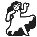 Woman Dancing Default icon