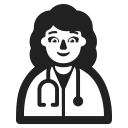 Woman Health Worker Default icon