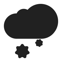 Cloud With Snow icon