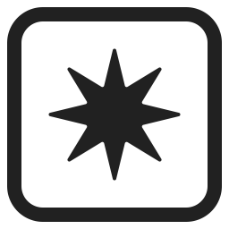 Eight Pointed Star icon