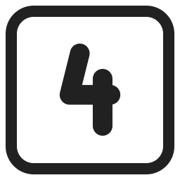 Keycap 4 icon