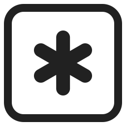 Keycap Asterisk icon