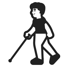 Man With White Cane Default icon
