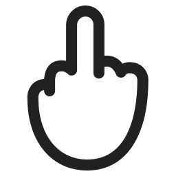 Middle Finger Default icon