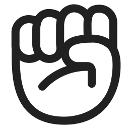 Raised Fist Default icon