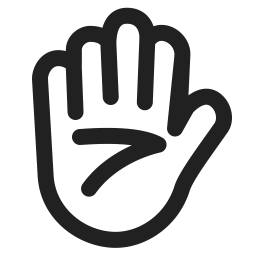Raised Hand Default icon