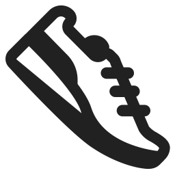 Running Shoe Icon | FluentUI Emoji Mono Iconpack | Microsoft