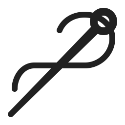 Sewing Needle Icon | FluentUI Emoji Mono Iconpack | Microsoft