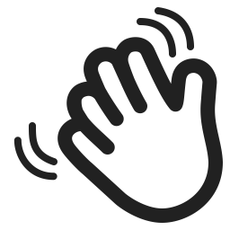 Waving Hand Default icon