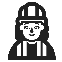 Woman Construction Worker Default icon