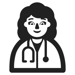 Woman Health Worker Default icon