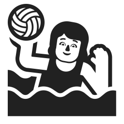 Woman Playing Water Polo Default icon