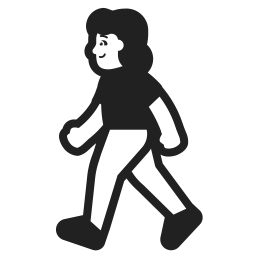 Woman Walking Default icon