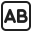 Ab Button Blood Type icon