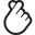 Hand With Index Finger And Thumb Crossed Default icon