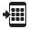 Mobile Phone With Arrow icon