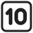 Keycap 10 icon