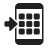 Mobile Phone With Arrow icon