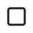 White Medium Small Square icon