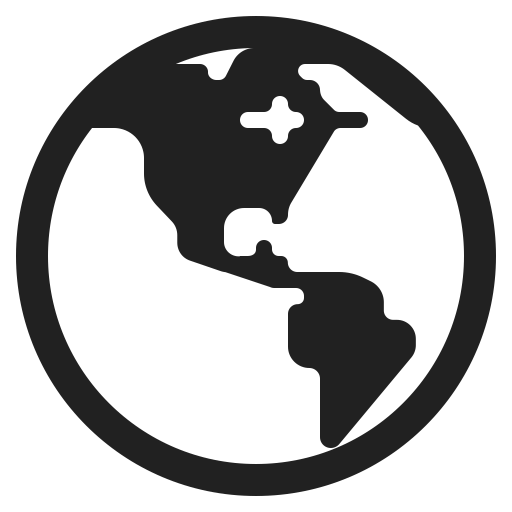Globe-Showing-Americas icon
