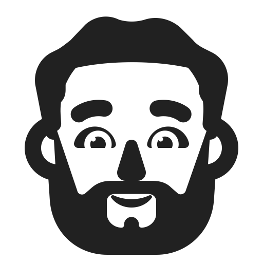 Man Beard Default icon
