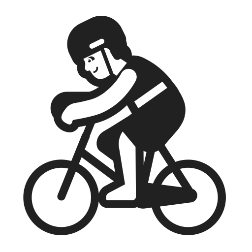 Man Biking Default icon
